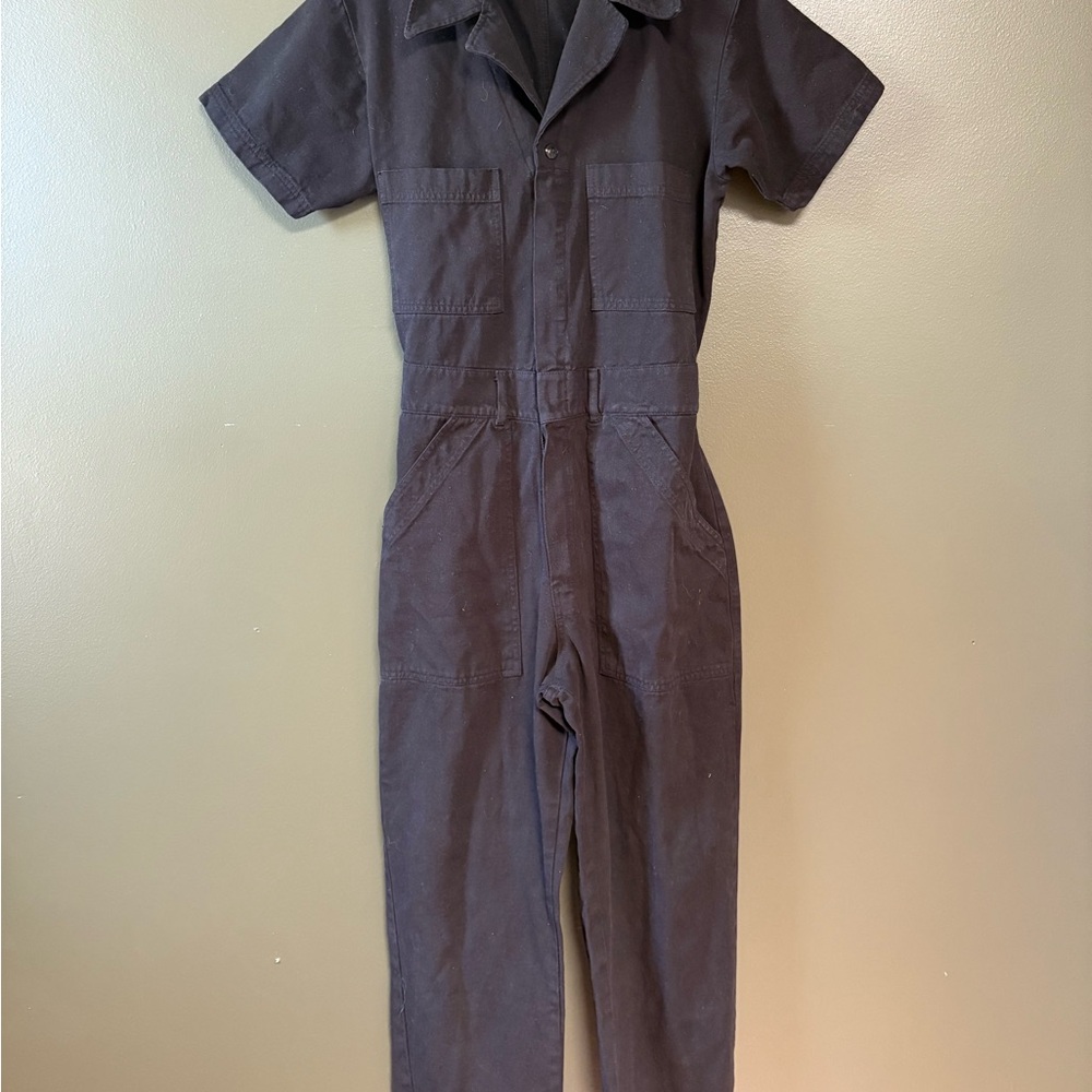 Big Bud Press Black Short Sleeve Jumpsuit Small